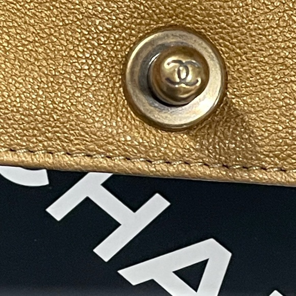 CHANEL Metallic Bronze leather Python Boy Crossbody Bag - Picture 13 of 15